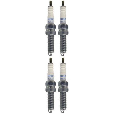 Set of 4 NGK Standard Spark Plugs for Yamaha GRIZZLY 550 2012-2009 Engine 550cc