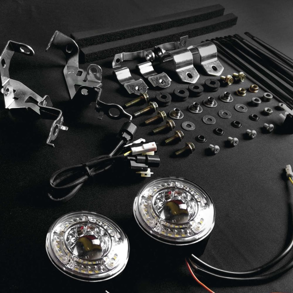 Pathfinder Multi-Function LED Fog Light Kit Black