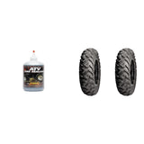 Juego de 2 neumáticos traseros radiales Terracross R/T XD 25x10R-12 de 6 capas con sellador