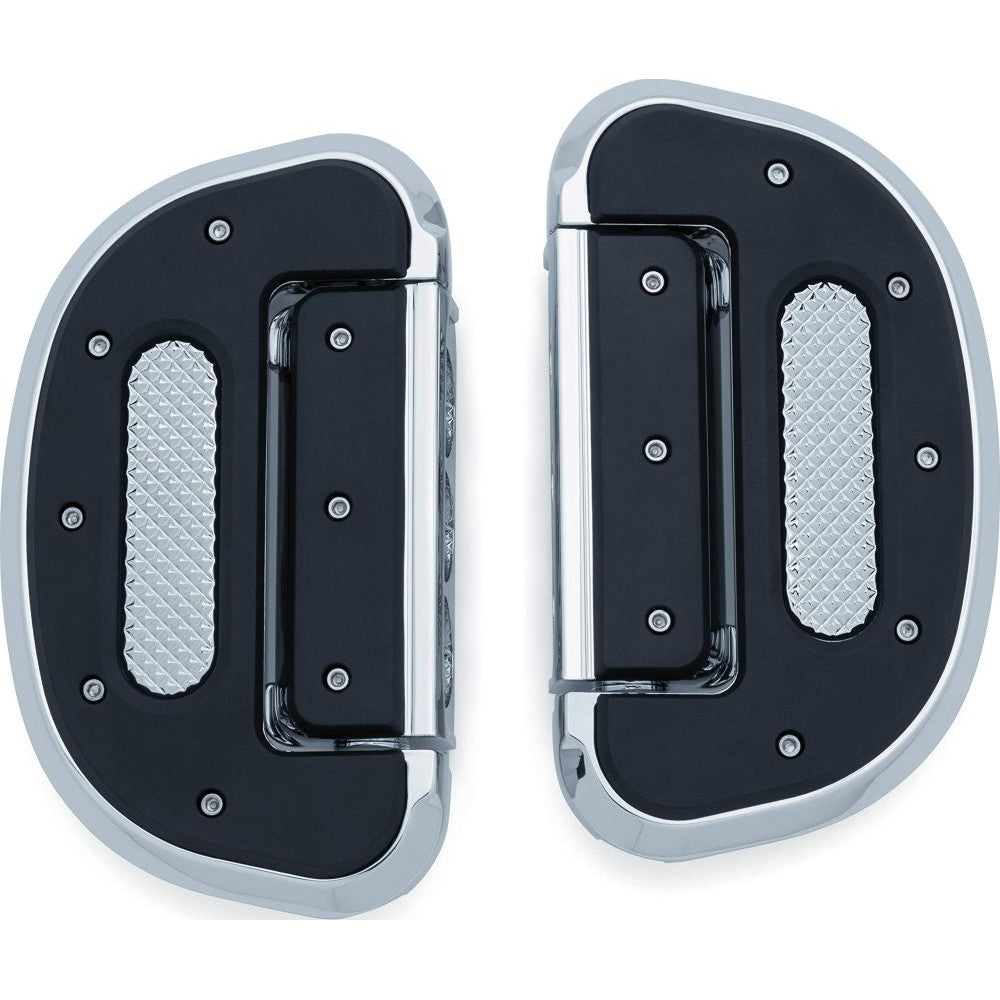 Kuryakyn Heavy Industry Floorboards without Adaptor Chrome