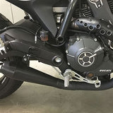 New Rage Cycles Slip-On Exhaust Black - SCRAMBLER-EX-B