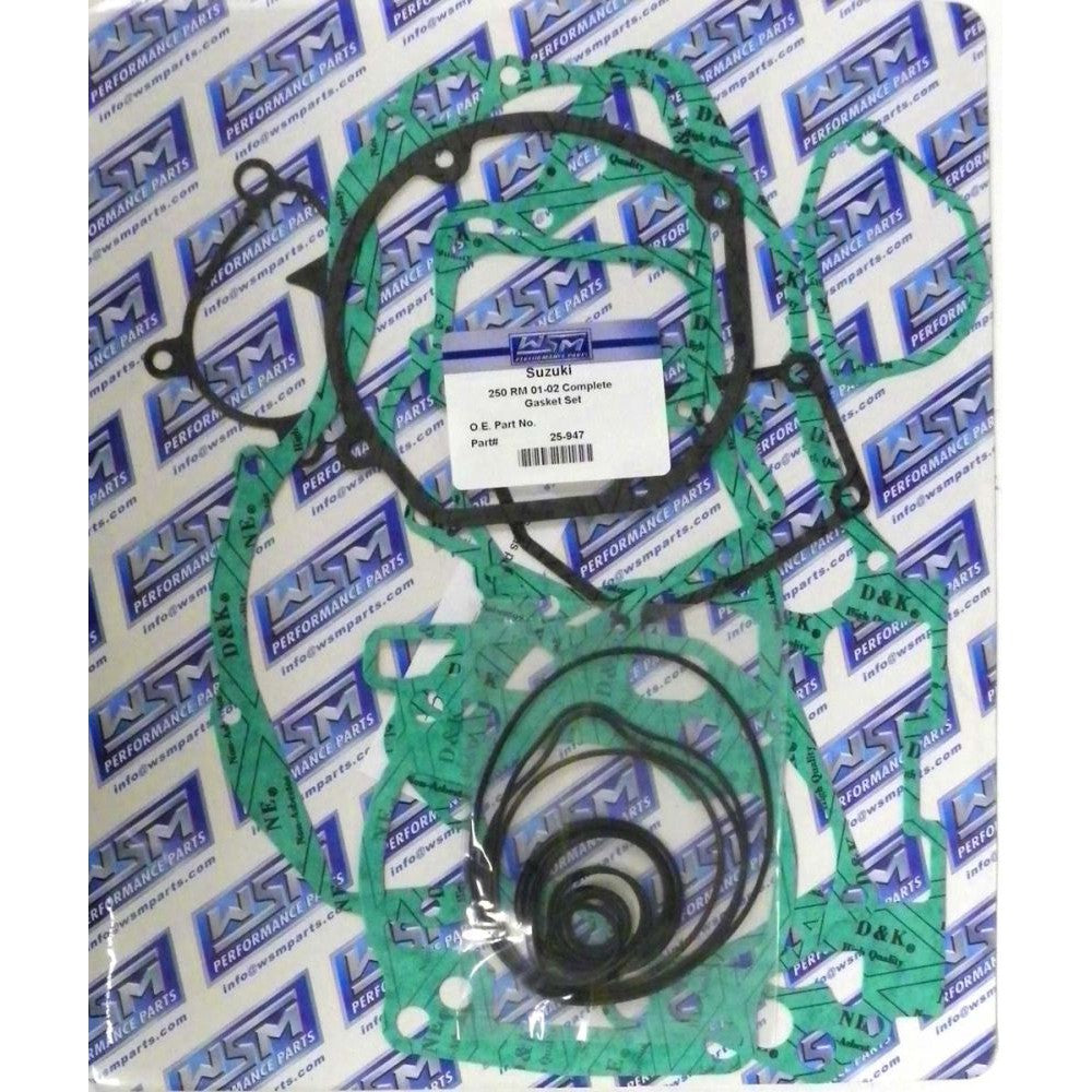 WSM Complete Gasket Kit For Suzuki 250 RM 01-02 25-947