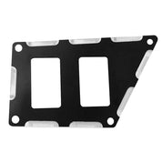 Modquad Switch Plate 2 Slot Black