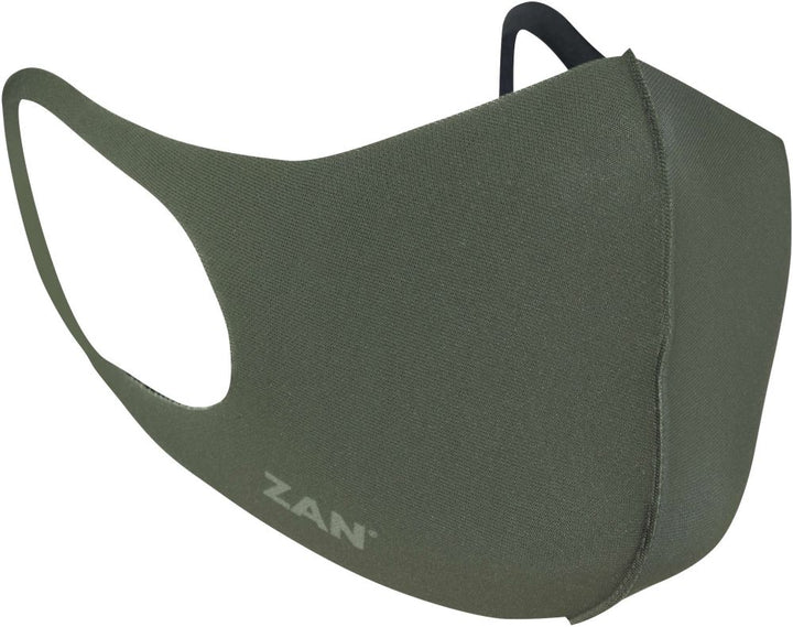 Zan Headgear Lightweight Face Mask 2-Pack Olive/Black