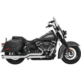 Escape doble Freedom Performance Racing de 4" cromado/negro - HD00784