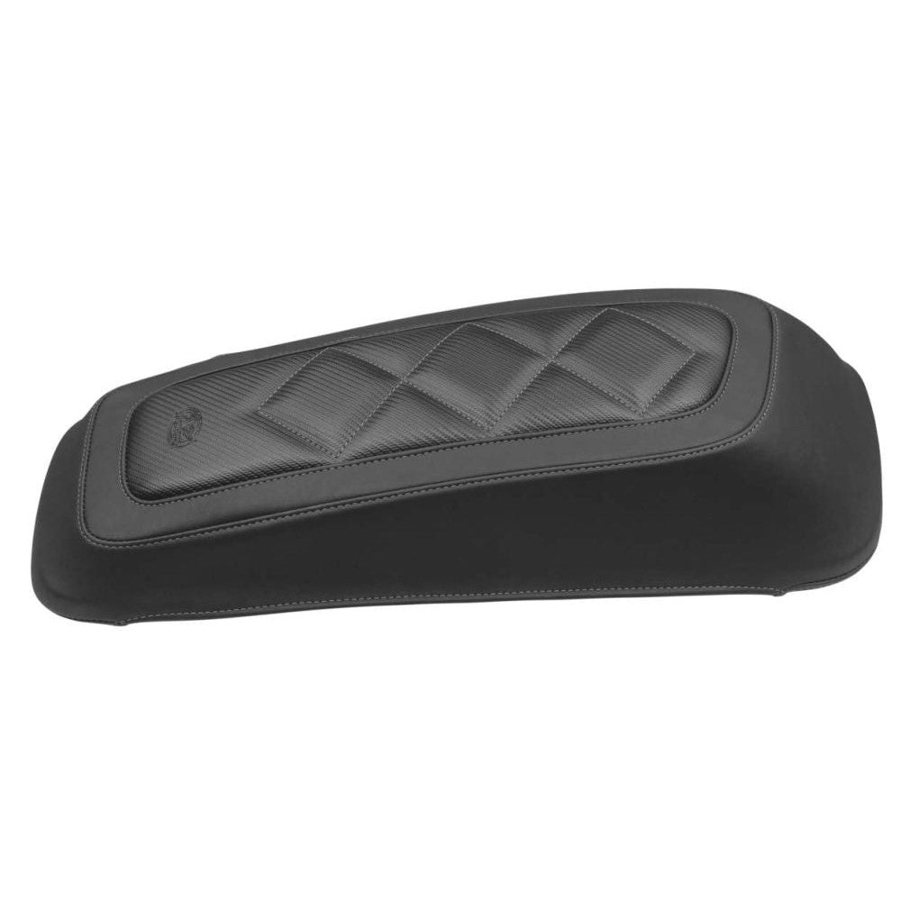 Mustang Saddlebag Lid Cover Carbon Diamond 77643