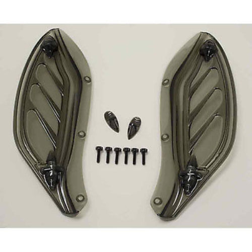 KURYAKYN DARK SMOKE VARIABLE AIR DEFLECTORS FOR 2006-2013 HARLEY STREET GLIDES