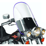 Parabrisas resistente con reborde transparente National Cycle con kit de montaje y horquillas cubiertas