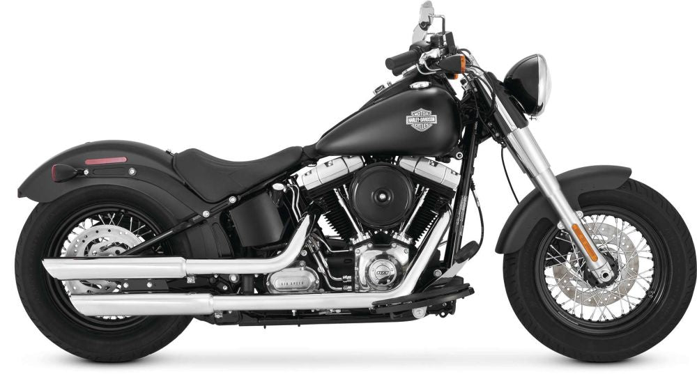 Vance And Hines Twin Slash Muffler 3in Slip On Exhaust Chrome With Fuelpak FP4