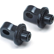 Kuryakyn Universal Peg Adaptors Male Mount Splined Peg Gloss Black