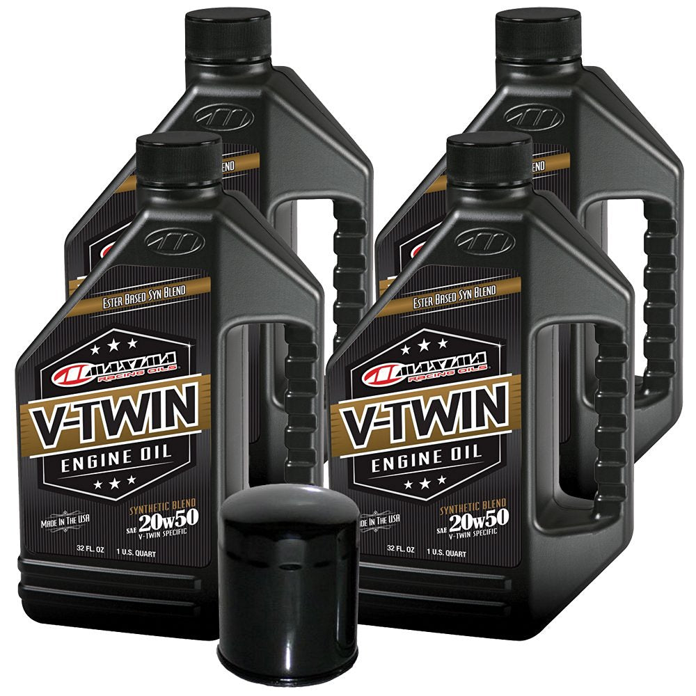 Synthetic Blend Engine Oil Change Kit Harley Sportster V-Twin - 4 quart 170B