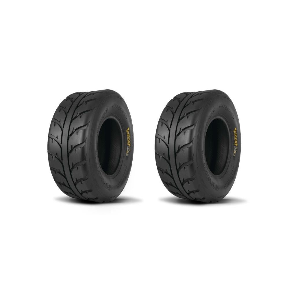 Kenda Set Of Two K547 Speed Racer Rear Bias Tires (4 Ply) [21x10-8]