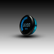 Intellitronix LED Digital Bargraph Memory Tachometer - Black Bezel - Blue