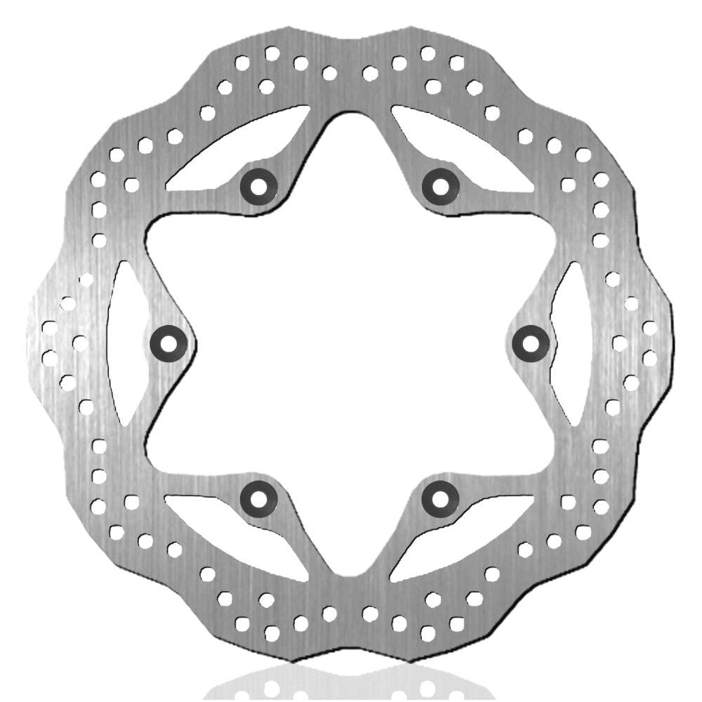 BikeMaster Brake Rotor For Honda VT750C Shadow 1982-1987 Contour Front Silver
