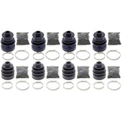 Complete Front & Rear Inner & Outer CV Boot Repair Kit YFM550 Grizzly 09-13