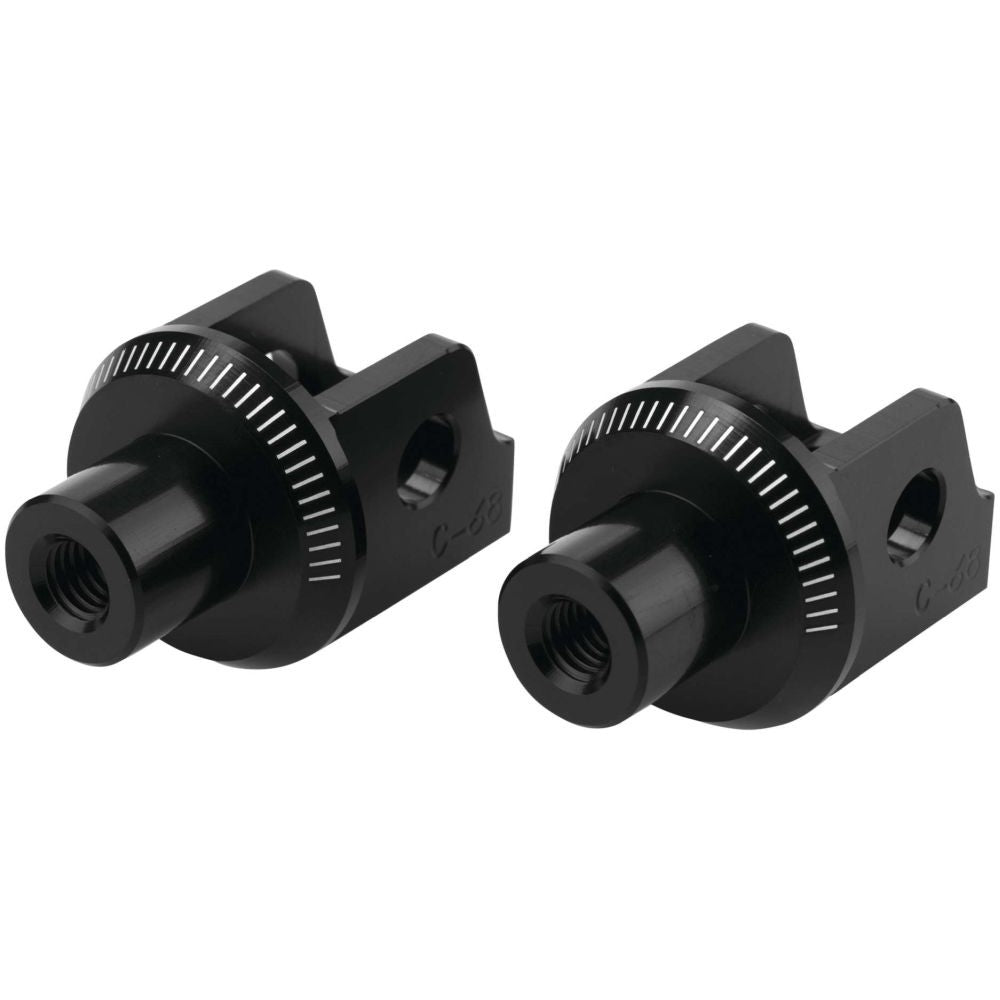 Puig Adventure Footpeg Adaptors Black - 20405N