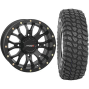 Set of 2 Mounted Wheel and Tire Kit Wheel: 15x7 6+1 4/137 Tire: 32x10-15 8 Ply