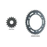 SUNSTAR Front and Rear Steel Sprocket Kit for OFFROAD HUSQVARNA WR250 2006-2012