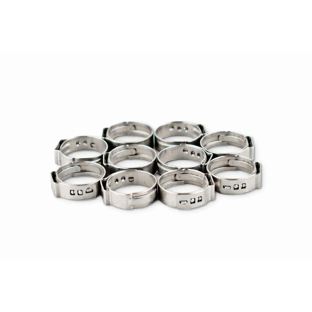 WSM Oetiker Hose Clamp 016.6mm-019.8mm 10 Pack 13-162-48
