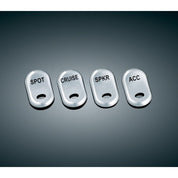 Harley FLTRI Road Glide 1998-2006Rocker Switch Cover Kit by Kuryakyn