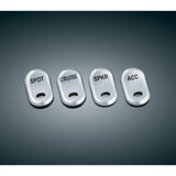 Harley FLTRI Road Glide 1998-2006Rocker Switch Cover Kit by Kuryakyn