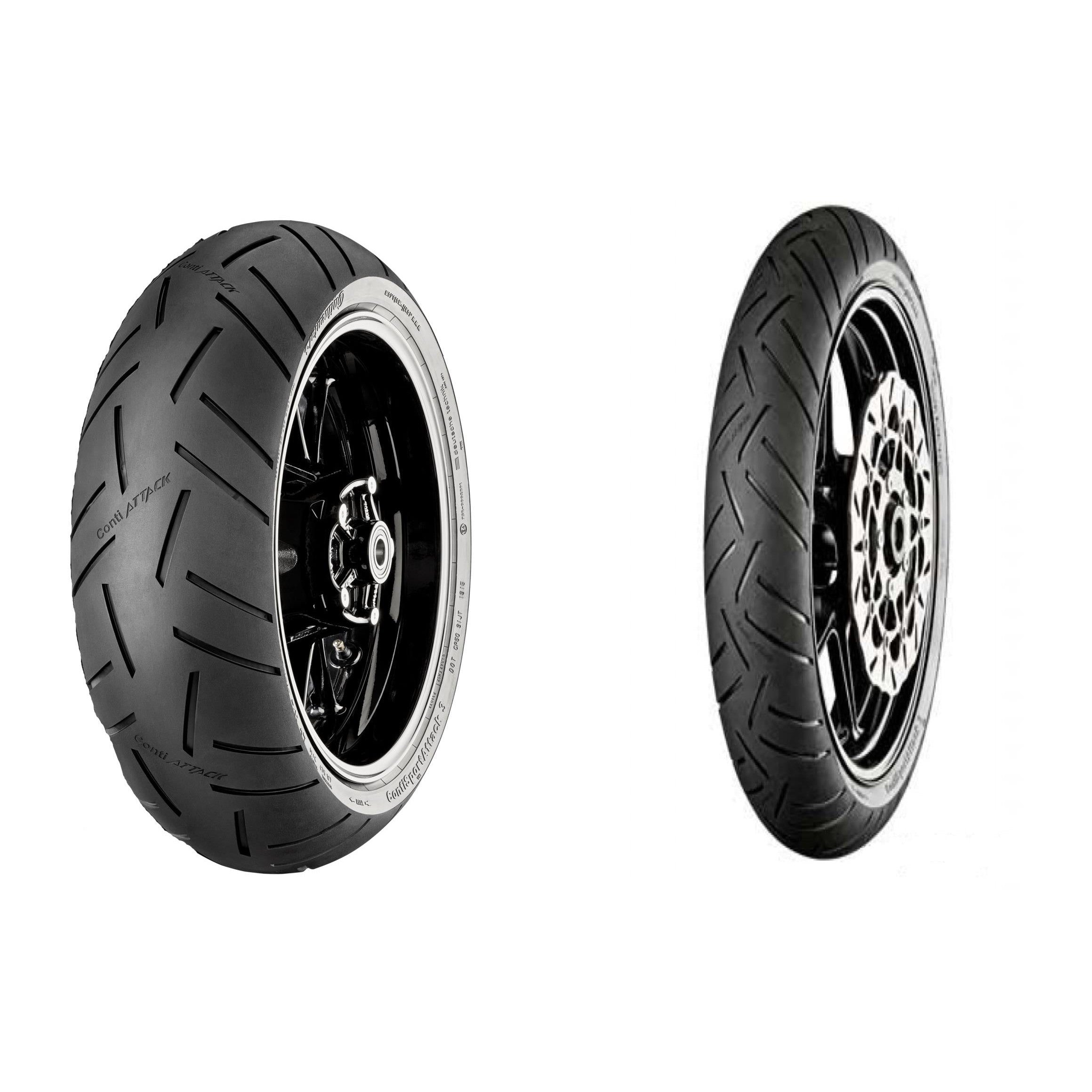 Sport Attack 3 Front & Rear Tire Set, 110/70ZR17 (54) & 200/55ZR17 (78)