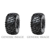 Set of 2 DURO Power Grip DI2025 Radial Front Tires 26x8R-14 6-ply