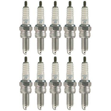 Set of 10 NGK Standard Spark Plugs for Yamaha CP250 2008-2006 Engine 250cc