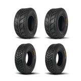 Juego de dos neumáticos Kenda K546/K547 Speed ​​Racer (6 capas) [25x8-12] y dos neumáticos (6 capas) [25x10-12]