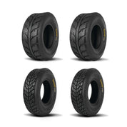 Kenda Set of Two K546/K547 Speed Racer Tires (4 Ply) [20x7-8] And Two (4 Ply) [21x10-8] Tires