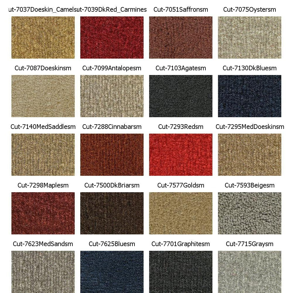 ACC Replacement Carpet Kit For 1999-2000 GMC K2500 Ext Cab w/o Rear Air Old Body Style - CHOOSE COLOR