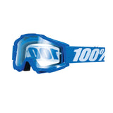 100% Gen1 Accuri OTG Goggles Reflex Blue with Clear Lens - 50204-002-02
