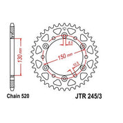 Steel Rear Sprocket 43T for Street YAMAHA FZ6R 2009-2016