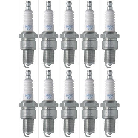 Set of 10 NGK Standard Spark Plugs for Yamaha XJ700 1986 Engine 700cc