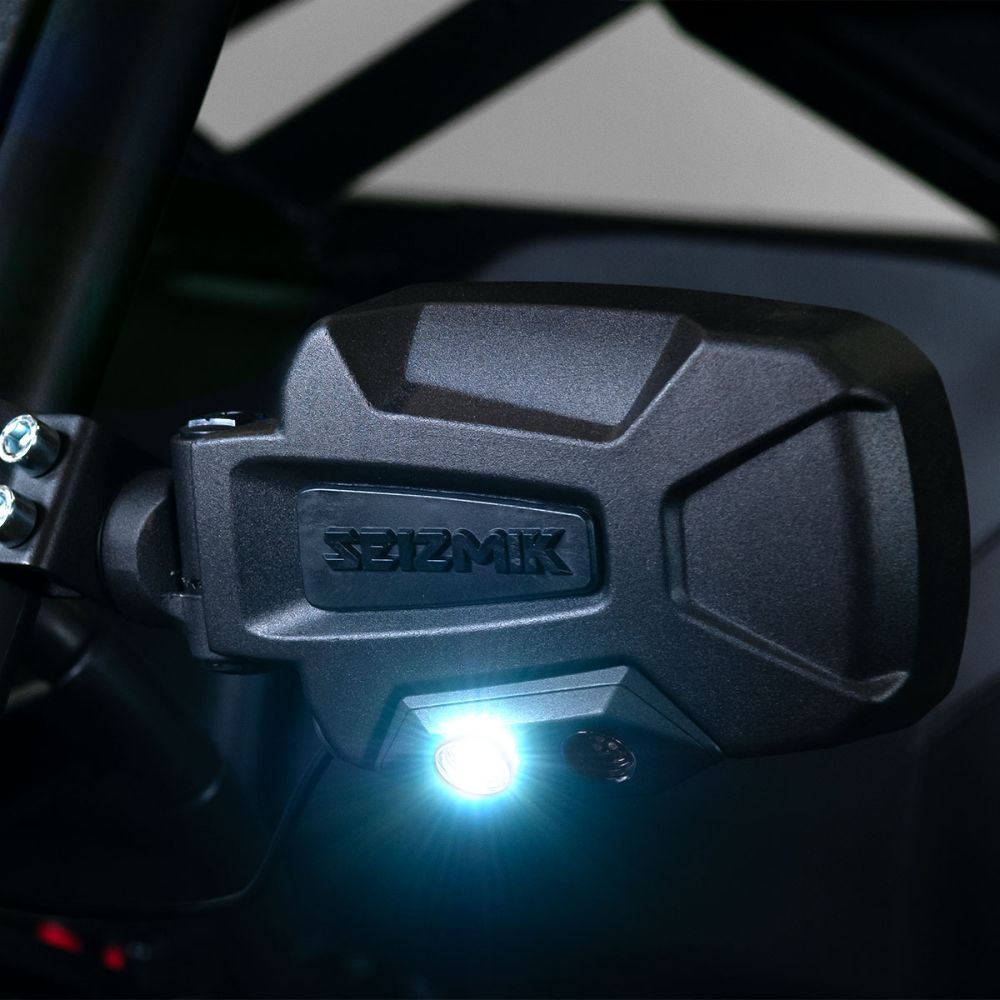 Seizmik Pursuit Night Vision Series Side View Aluminum Mirrors 56-18088KIT