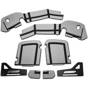 Hardstreet Ryt-There Saddlebag Shelf Set Flat Single-Hinge Grey - HSL-1035-SBSH-IN-GB
