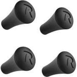 Tapas de goma de repuesto Ram Mounts X-Grip, paquete de 4, negras - RAP-UN-CAP-4