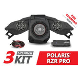 Sistema de altavoces SSV Works 3 Kicker Plug-and-Play para Polaris RZR Pro XP 2020-2022