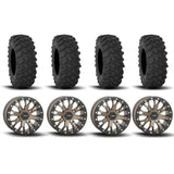 System 3 SB-4 Beadlock Bronze 15" Wheels And XTR370 Tires [32x10-15]
