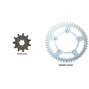 SUNSTAR Front and Rear Steel Sprocket Kit for OFFROAD KTM 65SX 1998-2010
