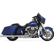 Vance And Hines Monster Round Slip On Exhaust 4in Chrome With Fuelpak FP4