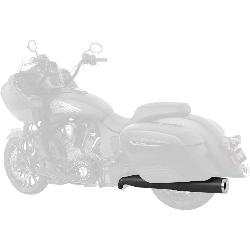 Freedom Performance Ghost Pipe 4.5" Straight Tip Black/Chrome - IN00140