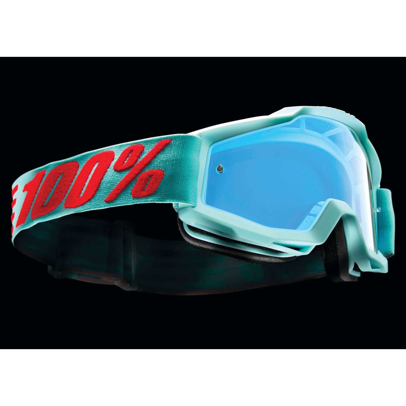 100% Gen1 Accuri Goggles Maldives with Blue Flash Lens - 50210-288-02