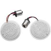 Kuryakyn LuminEZ LED Rear Turn Signal Inserts for Harley-Davidson Black