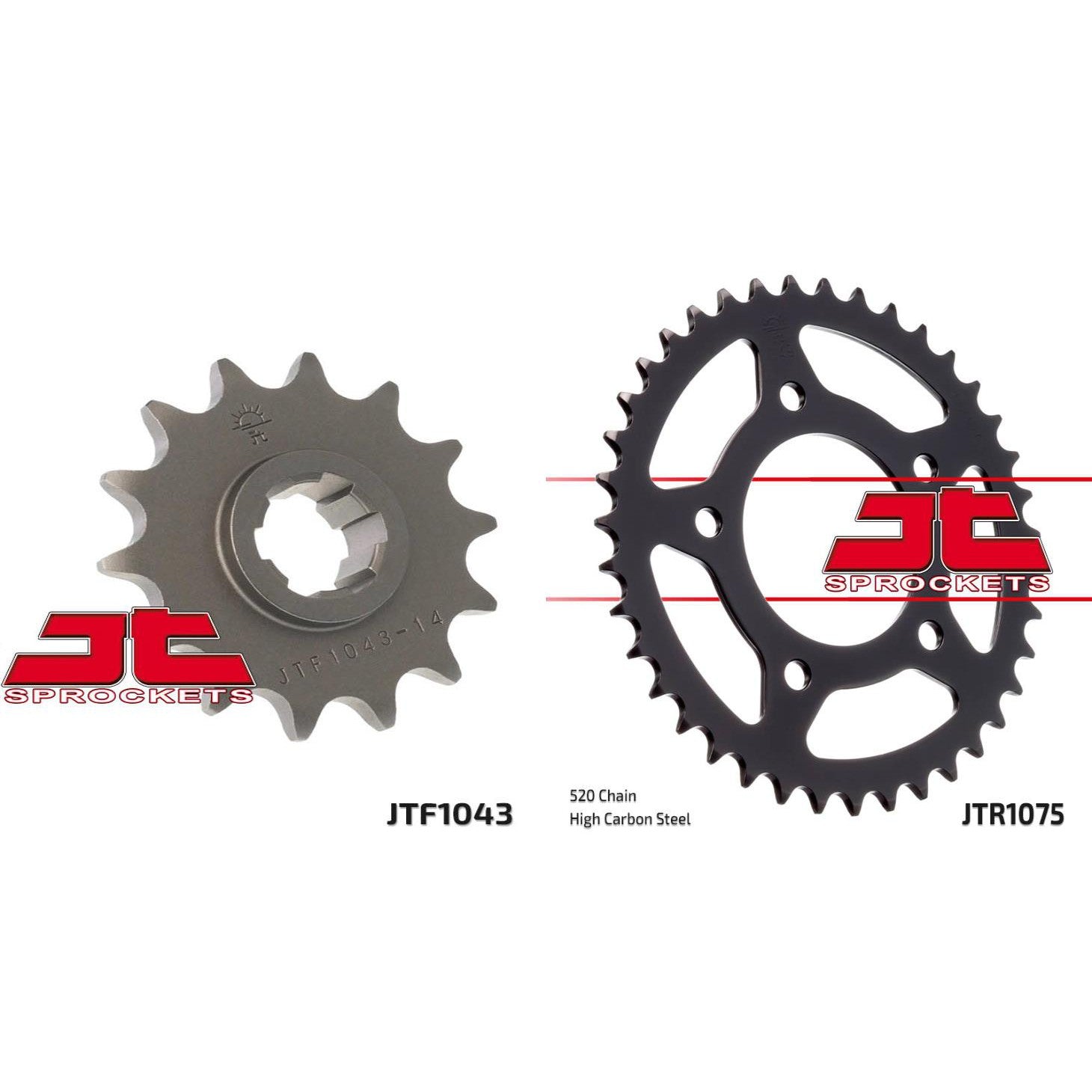 Front & Rear Sprocket Kit for KYMCO 250 Venox 04-09 JT Sprockets