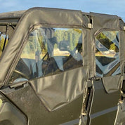 Falcon Ridge Black Canvas Soft Roll-Away Doors For Can-Am Defender 2017-2022