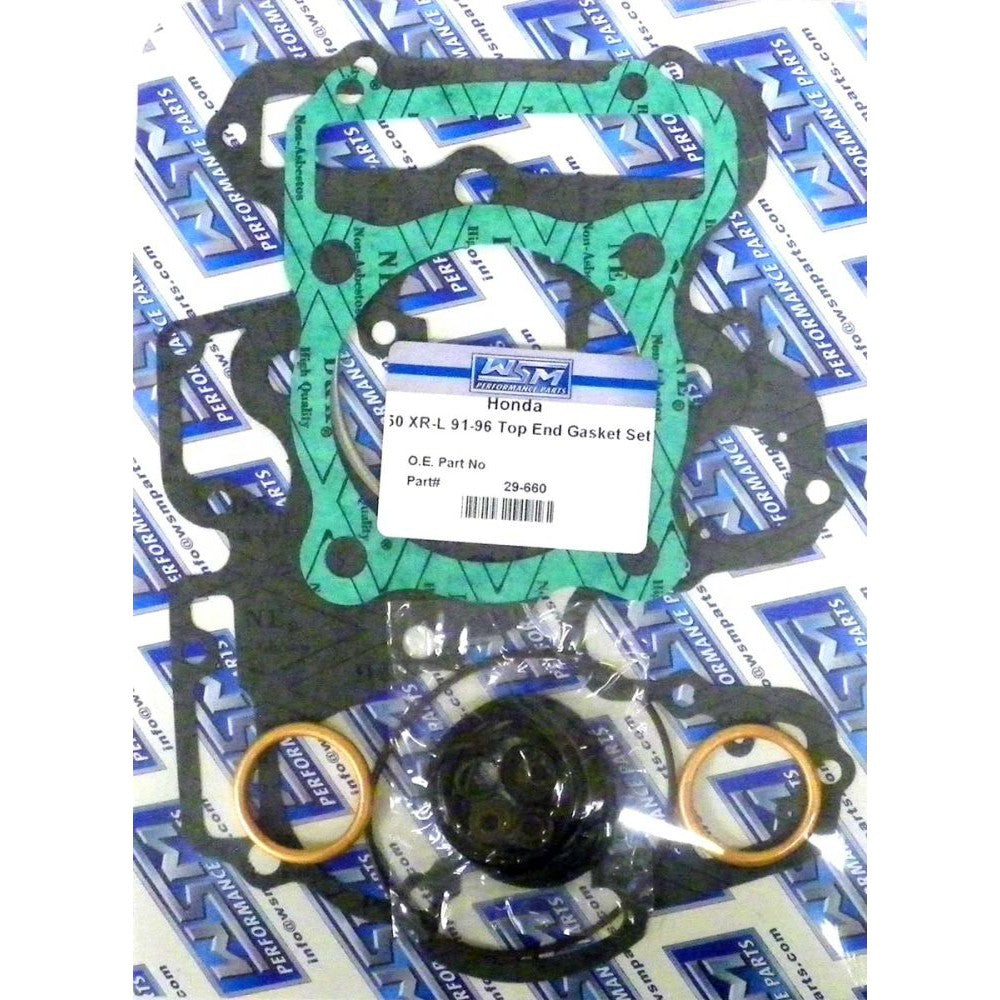 WSM Top End Gasket Kit For Honda 250 XR / XL 85-96 29-660