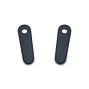 Kuryakyn Black Passenger Rear Floorboard Foot Peg Frame Block Off Plates Harley