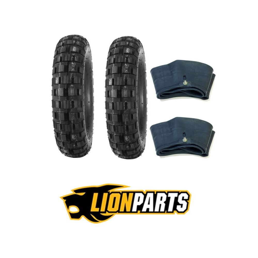 Bridgestone 4.00-10 Trail Wing Tires With Kenda Tubes For Honda CT70 1970-1982