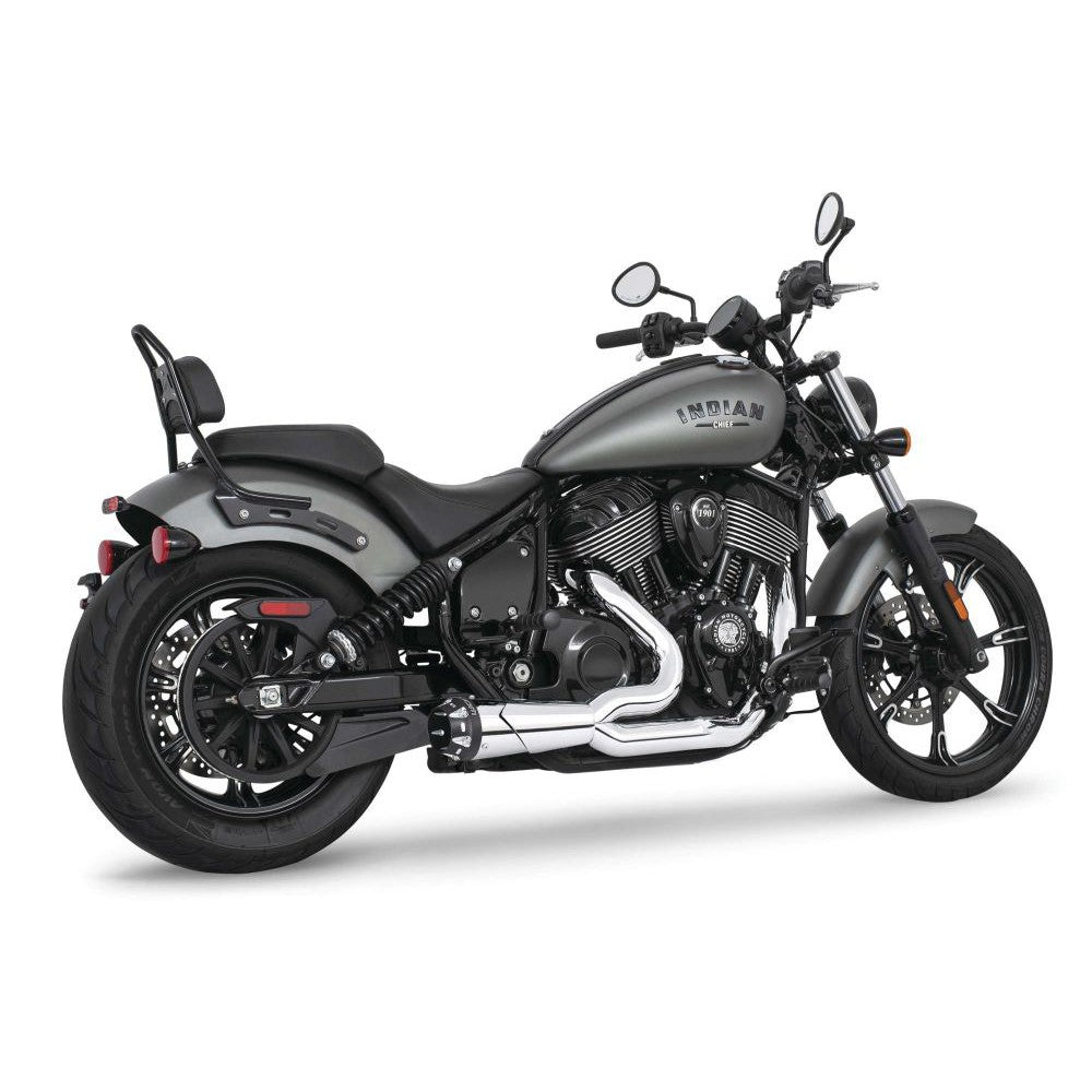 Freedom Performance American Outlaw 2-into-1 Shorty Exhaust Chrome Black Tip